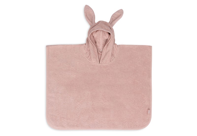 Jollein Bath Poncho Terry Wild Rose - Image 1